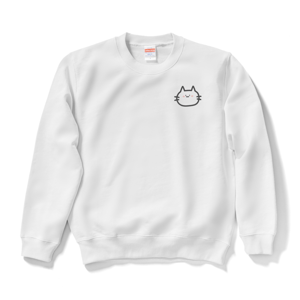 ワンポイントねこちゃんスウェット