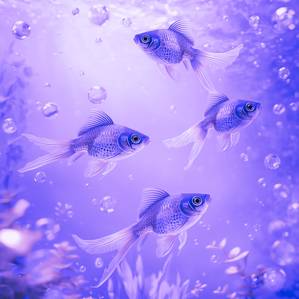アメジストな金魚