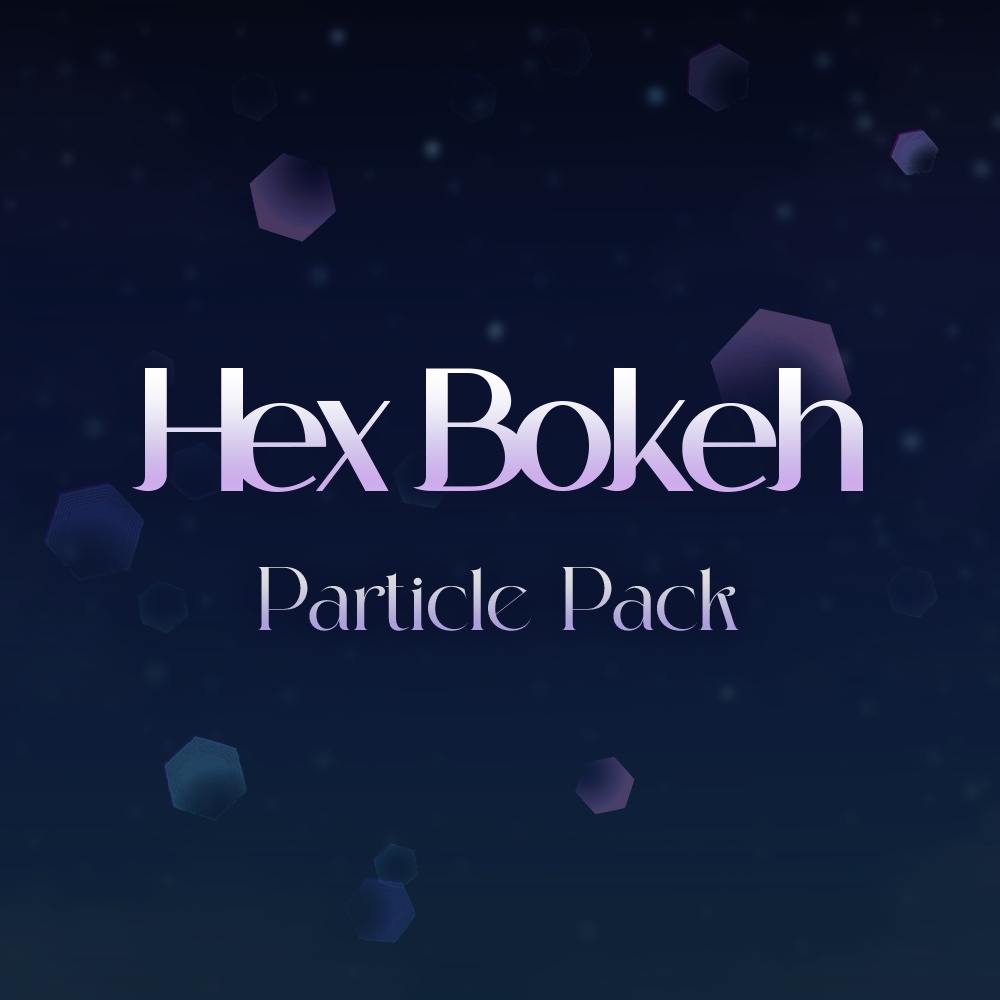 Hex Bokeh Particle Pack