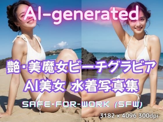 知的で艶やかな30代女性をモデルにした、ビーチグラビア写真集！