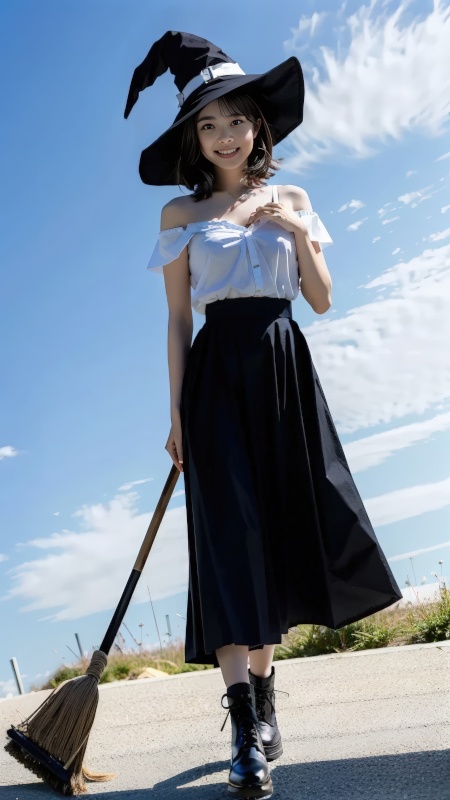 【AI実写】フウカの魔女コスプレ写真集 〜キキ風コスプレグラビア〜