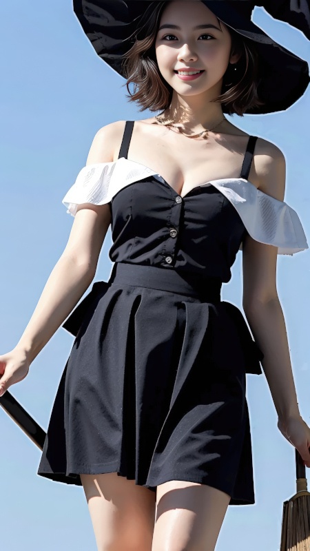 【AI実写】フウカの魔女コスプレ写真集 〜キキ風コスプレグラビア〜