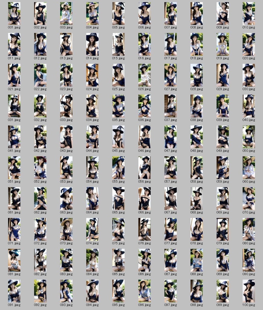 【AI実写】フウカの魔女コスプレ写真集 〜キキ風コスプレグラビア〜