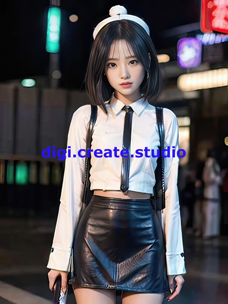 【AI実写】現代に蘇った美人剣士 ── 街角の剣士グラビア写真集 Vol.2