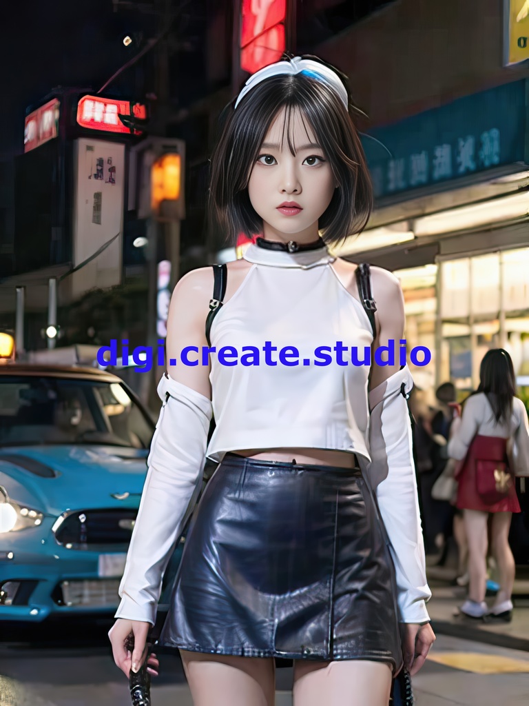 【AI実写】現代に蘇った美人剣士 ── 街角の剣士グラビア写真集 Vol.2