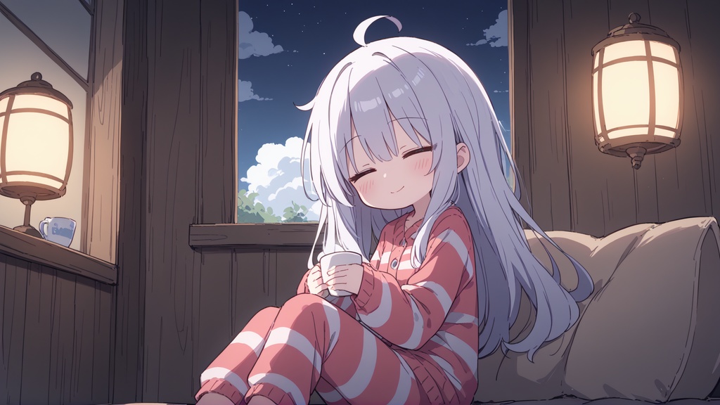 肌寒い夜気に
