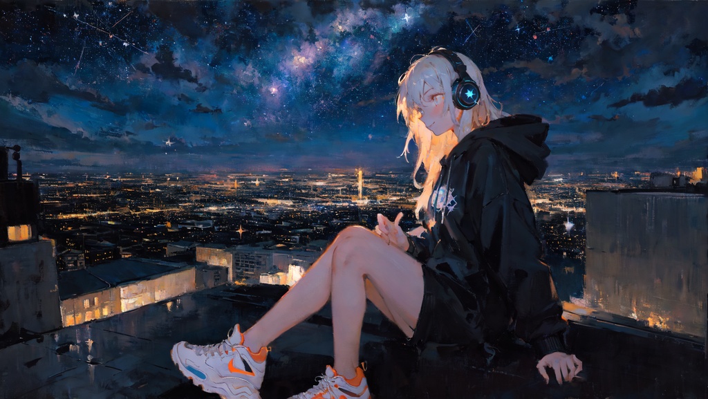 銀装夜景