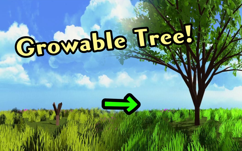 【VRChat】growing tree