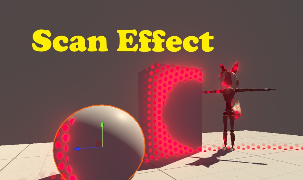 Scan Effect shader