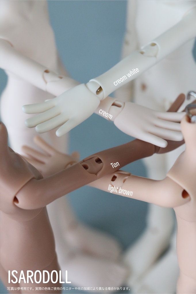 「受注販売」ISARODOLL 持ち物ハンド01(追加購入)