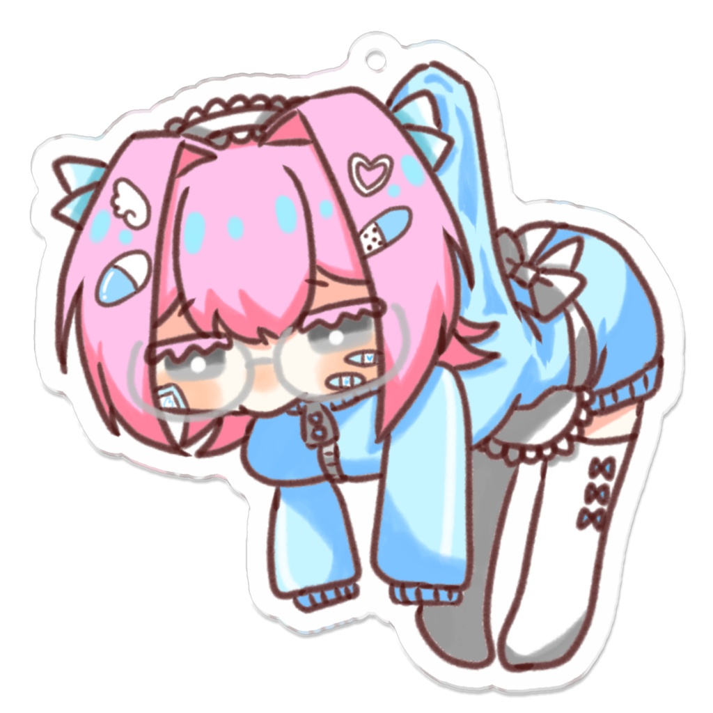 ジャージメイドちゃんアクリルキーホルダー
