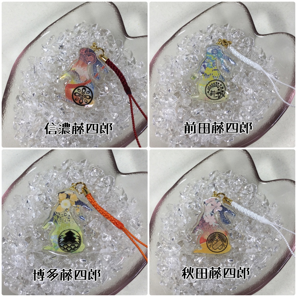 【刀剣乱舞】兎卯らぶ根付ストラップ(短刀)