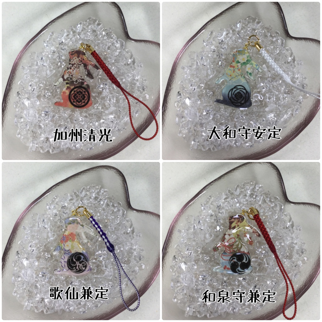 【刀剣乱舞】兎卯らぶ根付ストラップ(脇差・打刀)