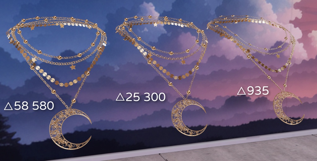 月ネックレス  ☾ Sale 100 ¥【VRChat】