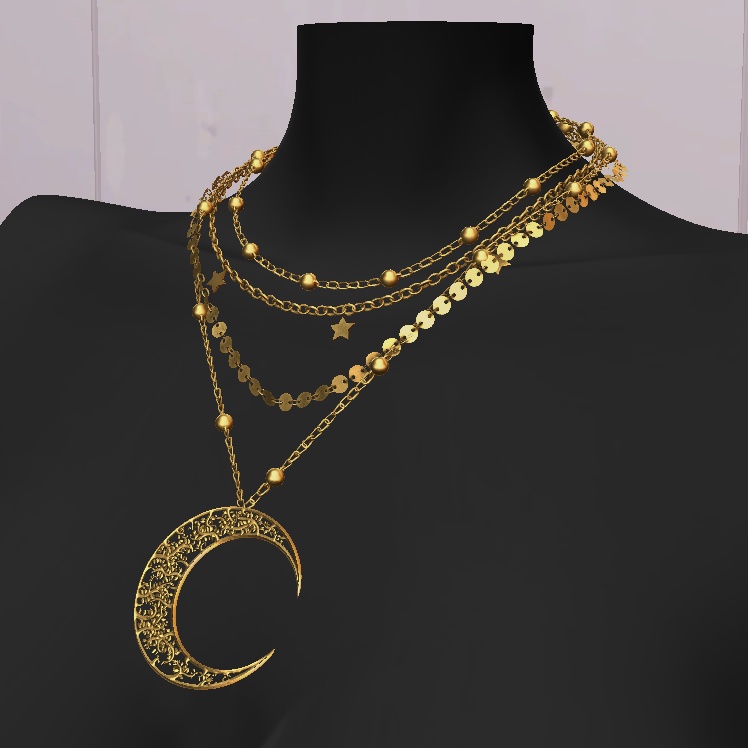 月ネックレス  ☾ Sale 100 ¥【VRChat】