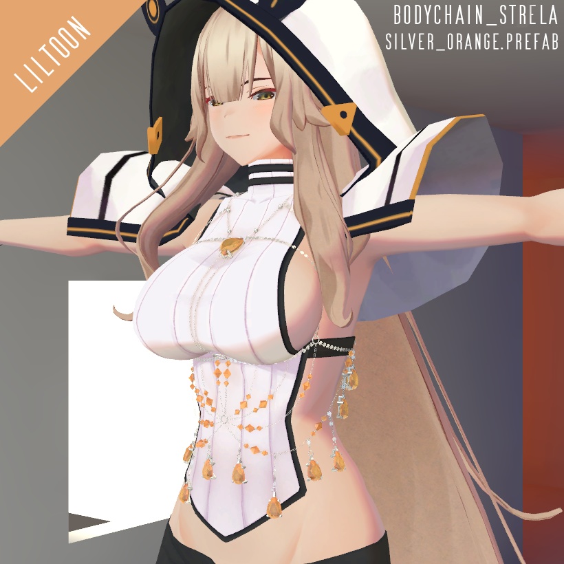 【PB】宝石付きボディチェーン Sale 100 ¥【ストレーラ】