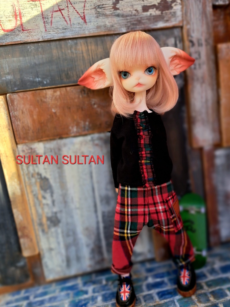 Miss kitty チェックパンツセット