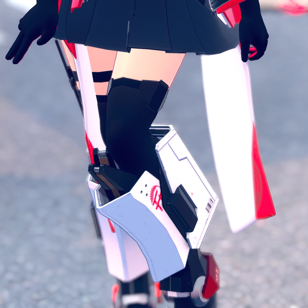 VRChat向け3Dモデル TSu.Ku.Mo(つくも)