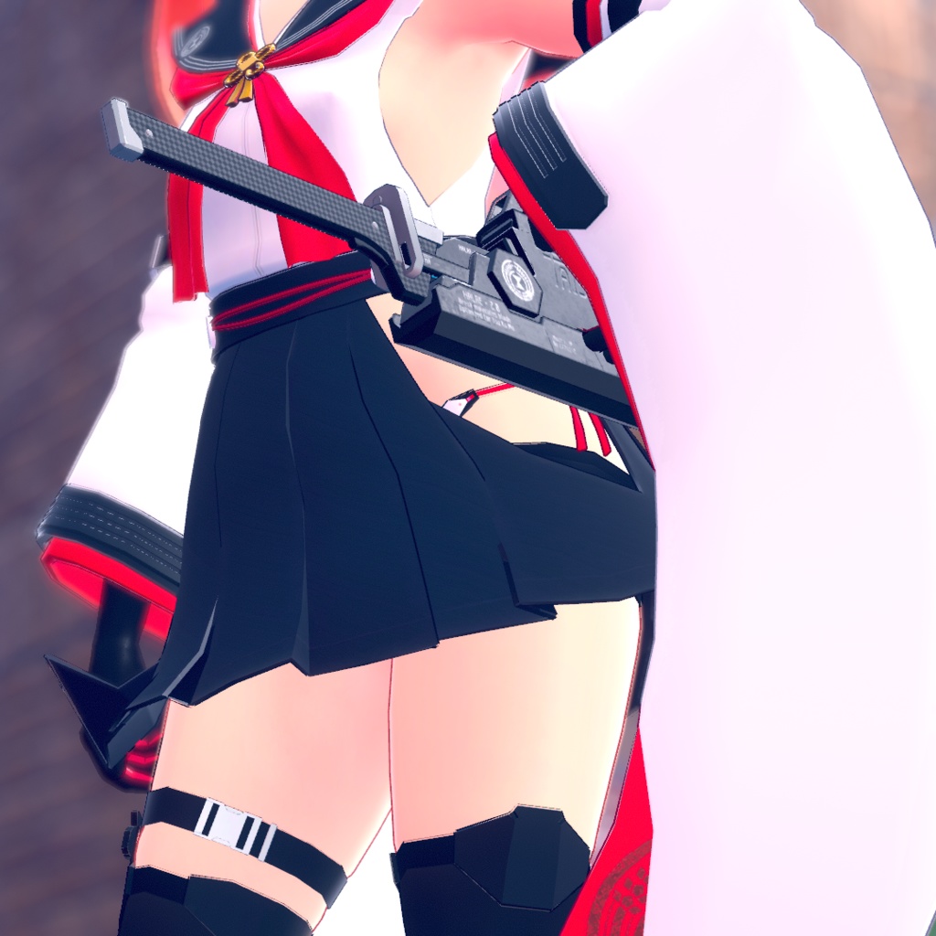 VRChat向け3Dモデル TSu.Ku.Mo(つくも)