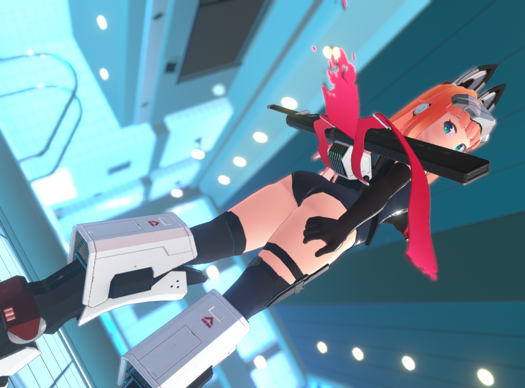 VRChat向け3Dモデル TSu.Ku.Mo(つくも)