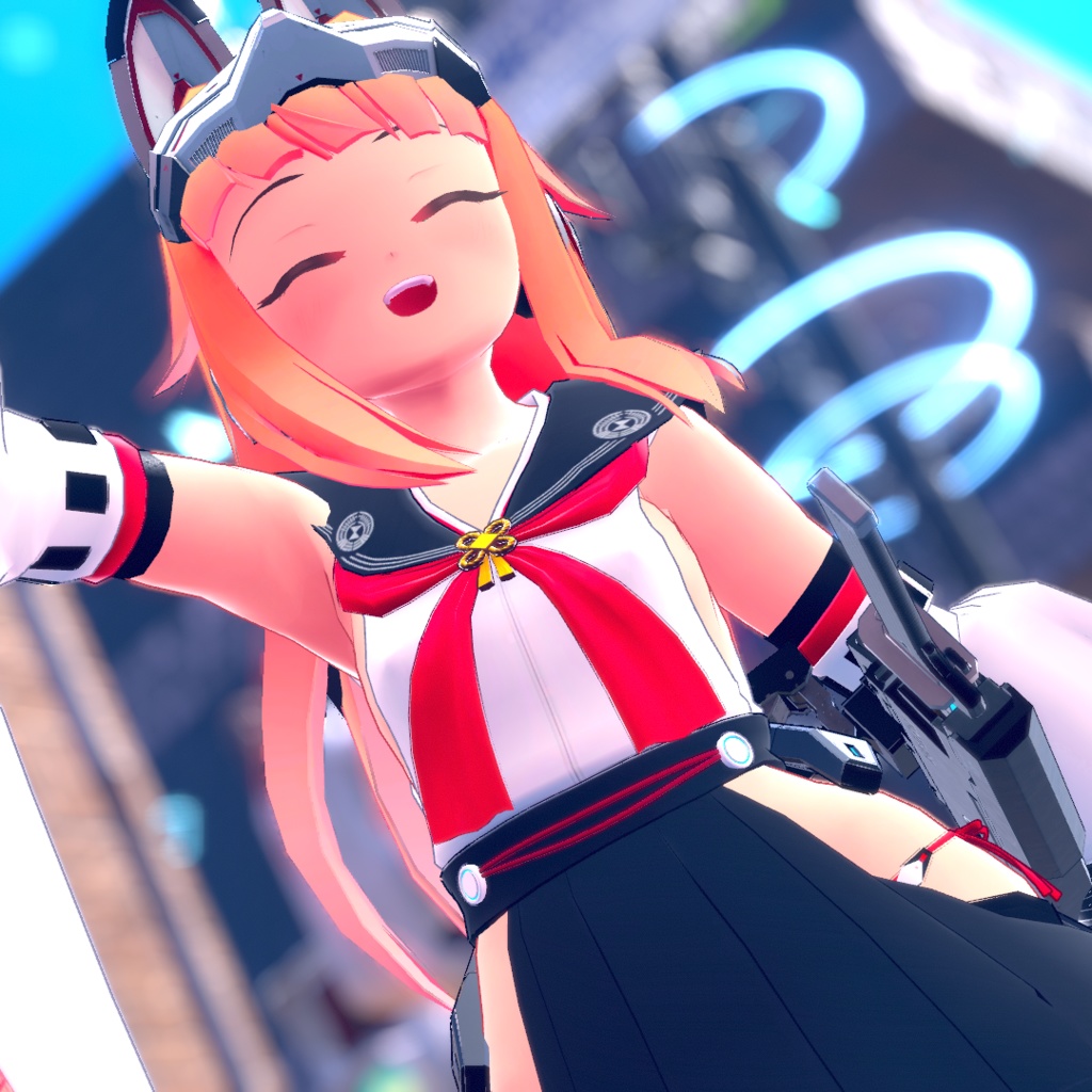 VRChat向け3Dモデル TSu.Ku.Mo(つくも)