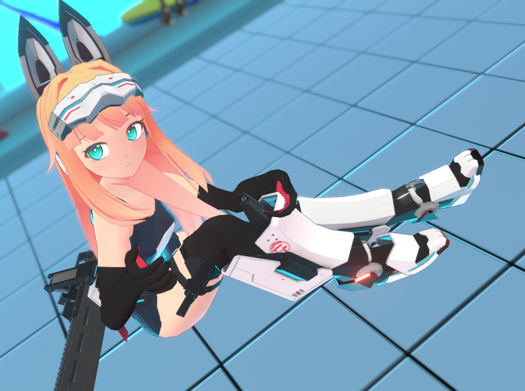 VRChat向け3Dモデル TSu.Ku.Mo(つくも)