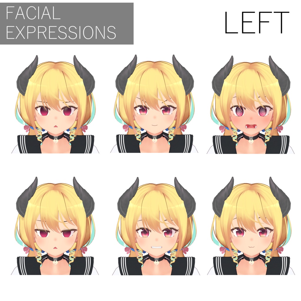 VRChat向け 3Dモデル 秋桜-COSMOS-