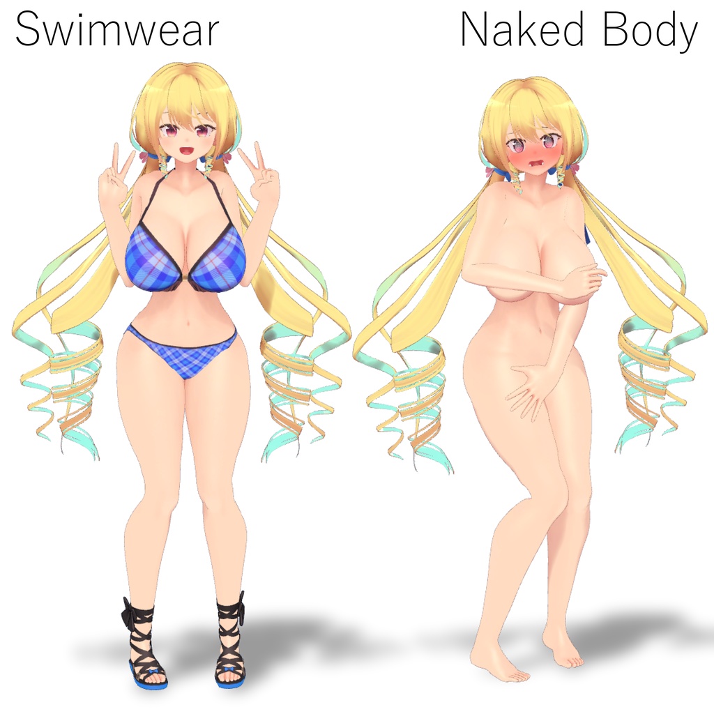 VRChat向け 3Dモデル 秋桜-COSMOS-