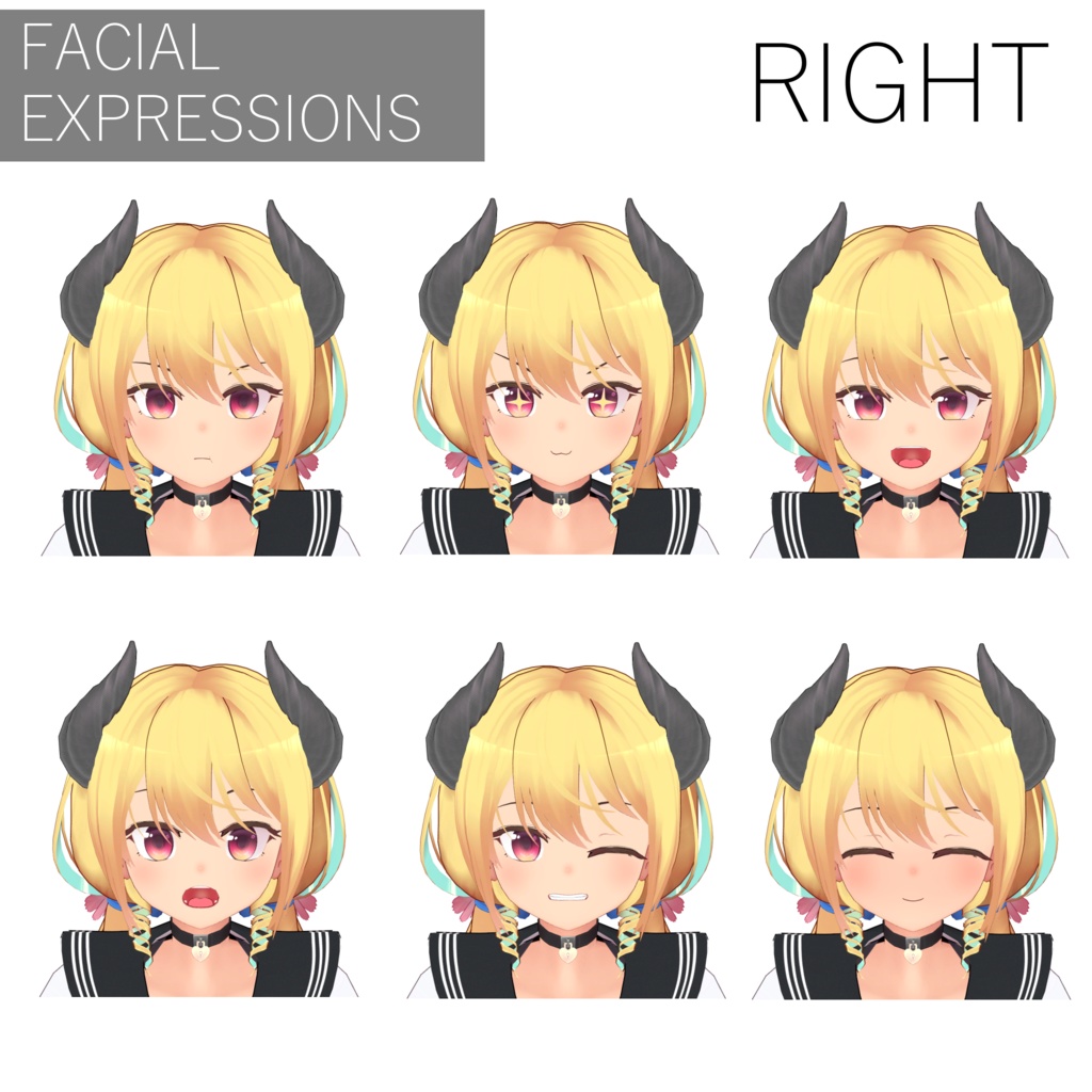 VRChat向け 3Dモデル 秋桜-COSMOS-