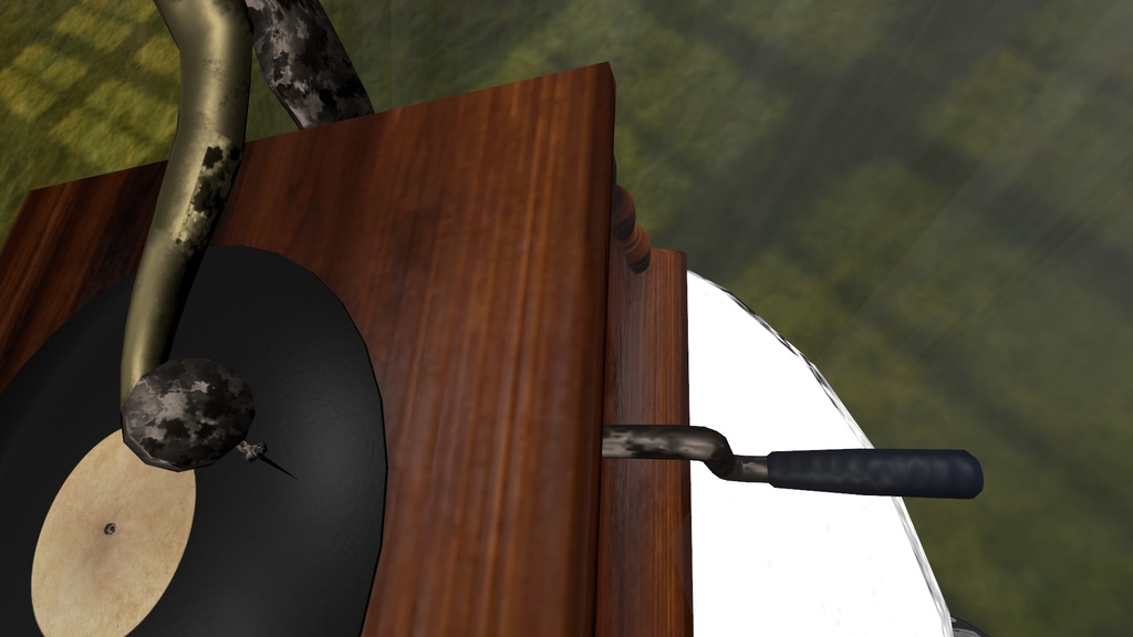 雰囲気あるレコードプレーヤー