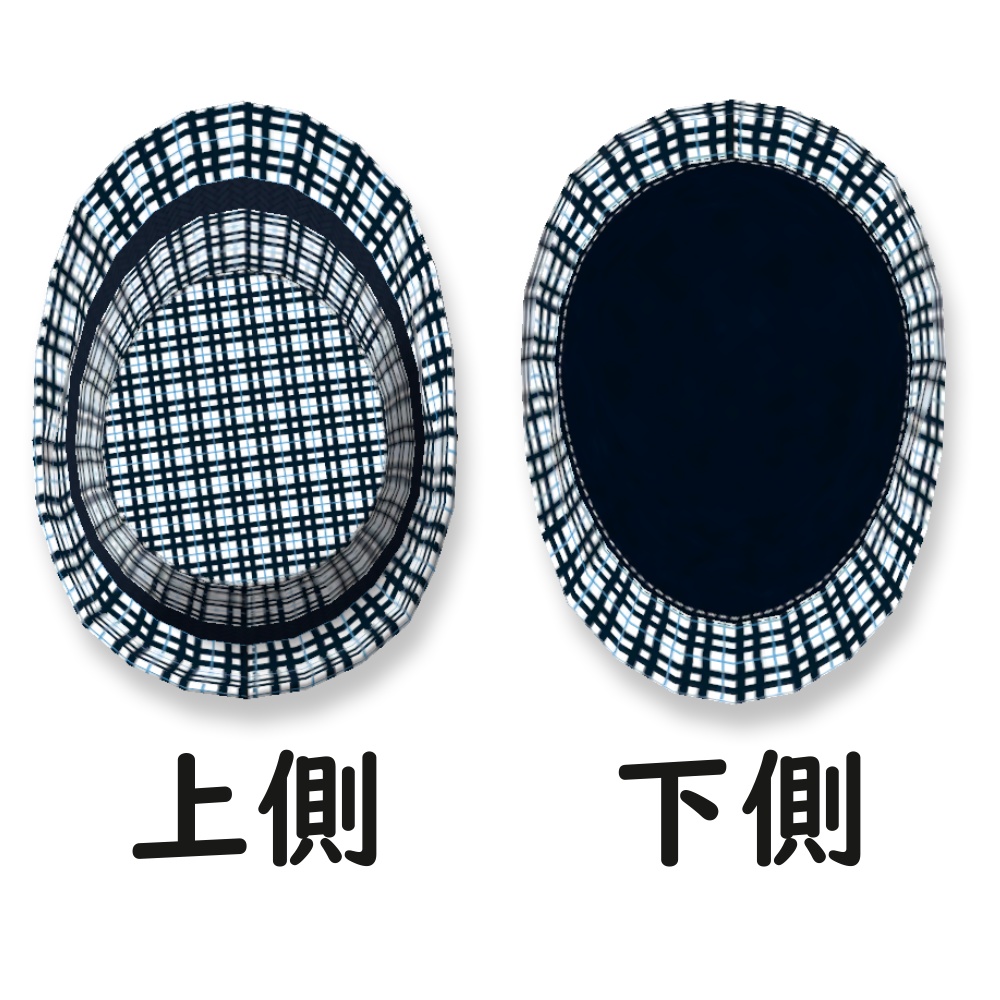 中折れ帽 全80色セット!【VRChat】