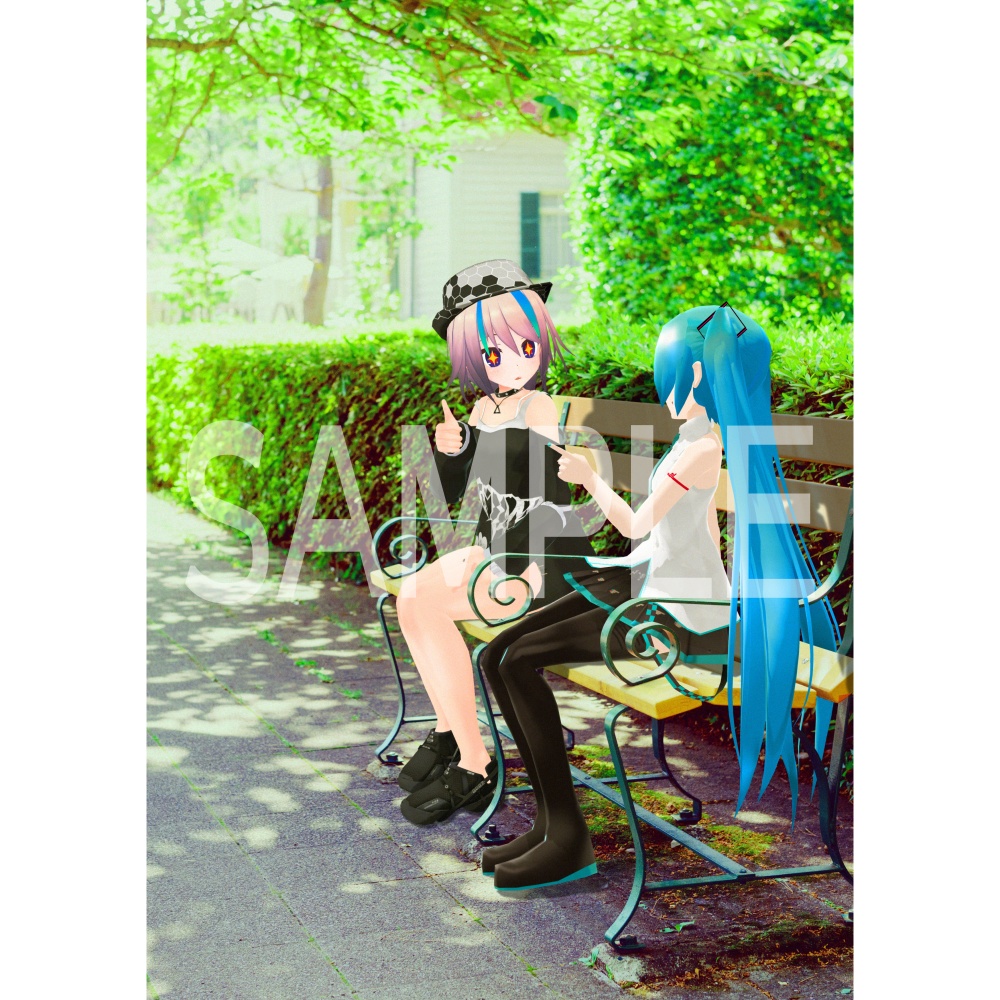 ミクさんと一緒にVRChatアバターでリアルをおさんぽ