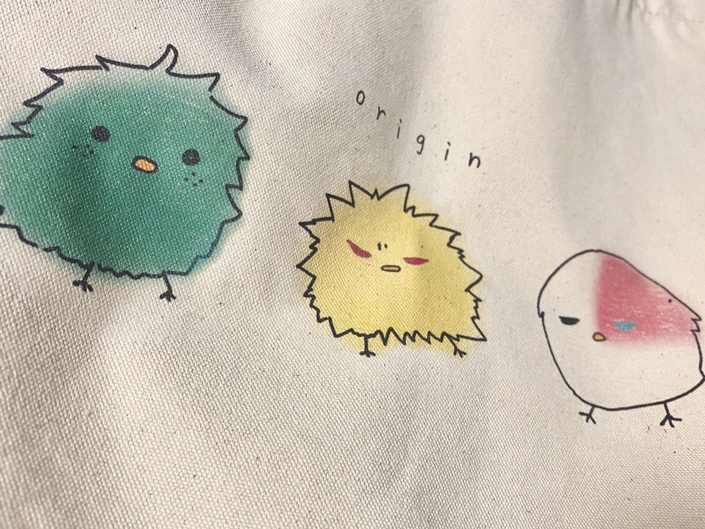 【ヒロアカ】オリジン組風ひよこトートバッグ