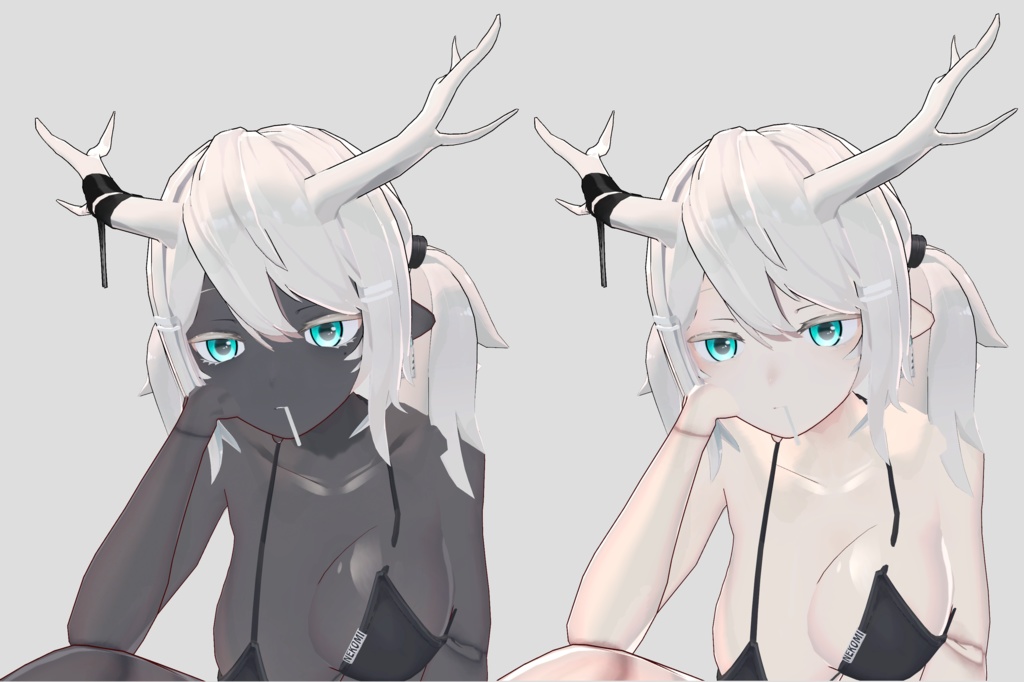 球体関節人形テクスチャ/龍のヨルちゃん