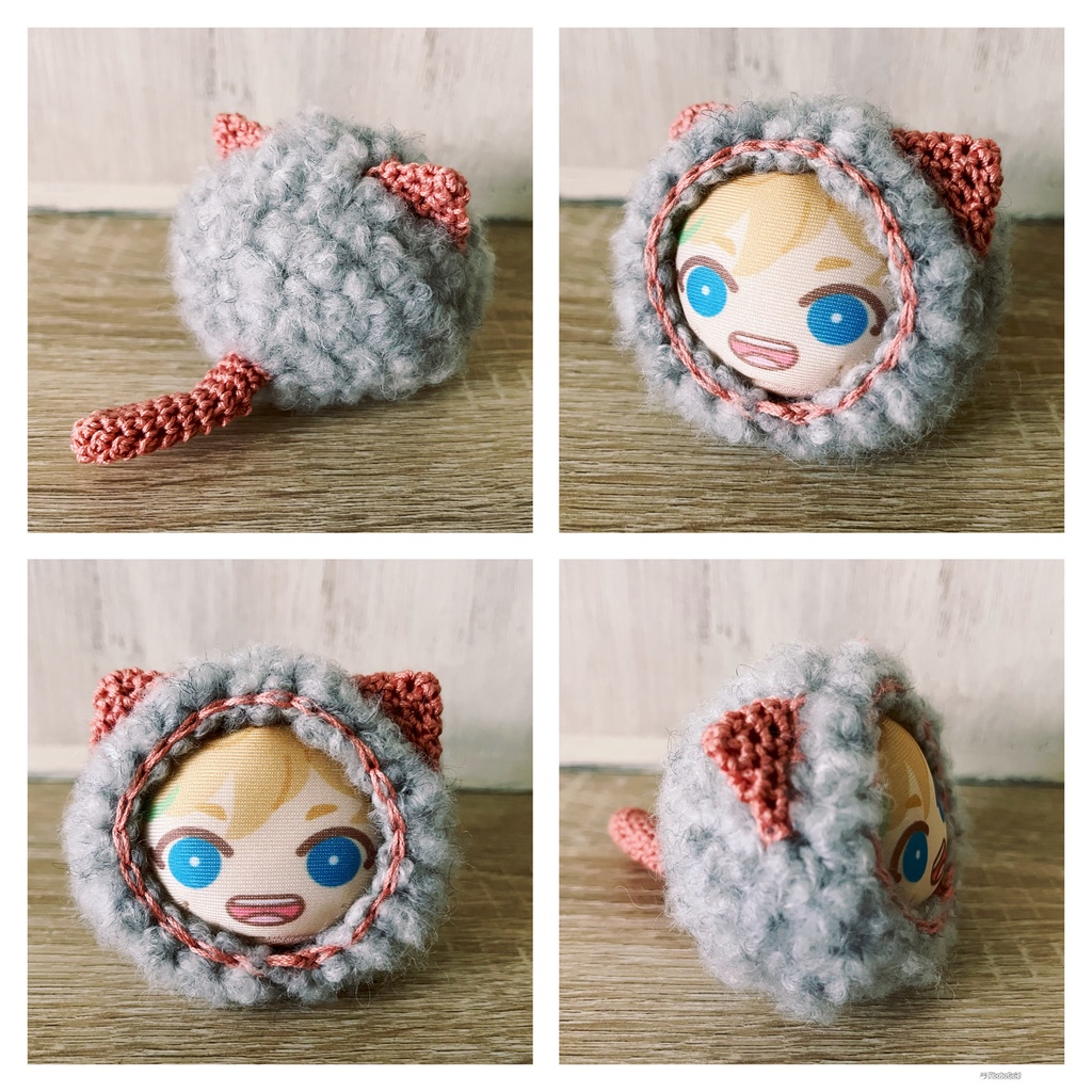 おまんじゅう 着ぐるみ ちび ネコ もこもこコットン