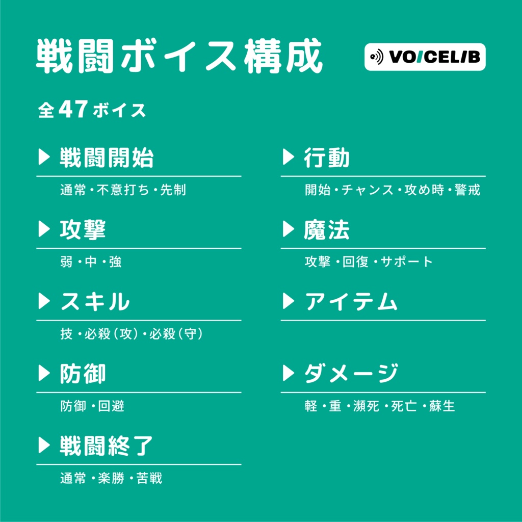 VOICELIB|戦闘ボイス素材|知的な青年の声 #03【体験版】