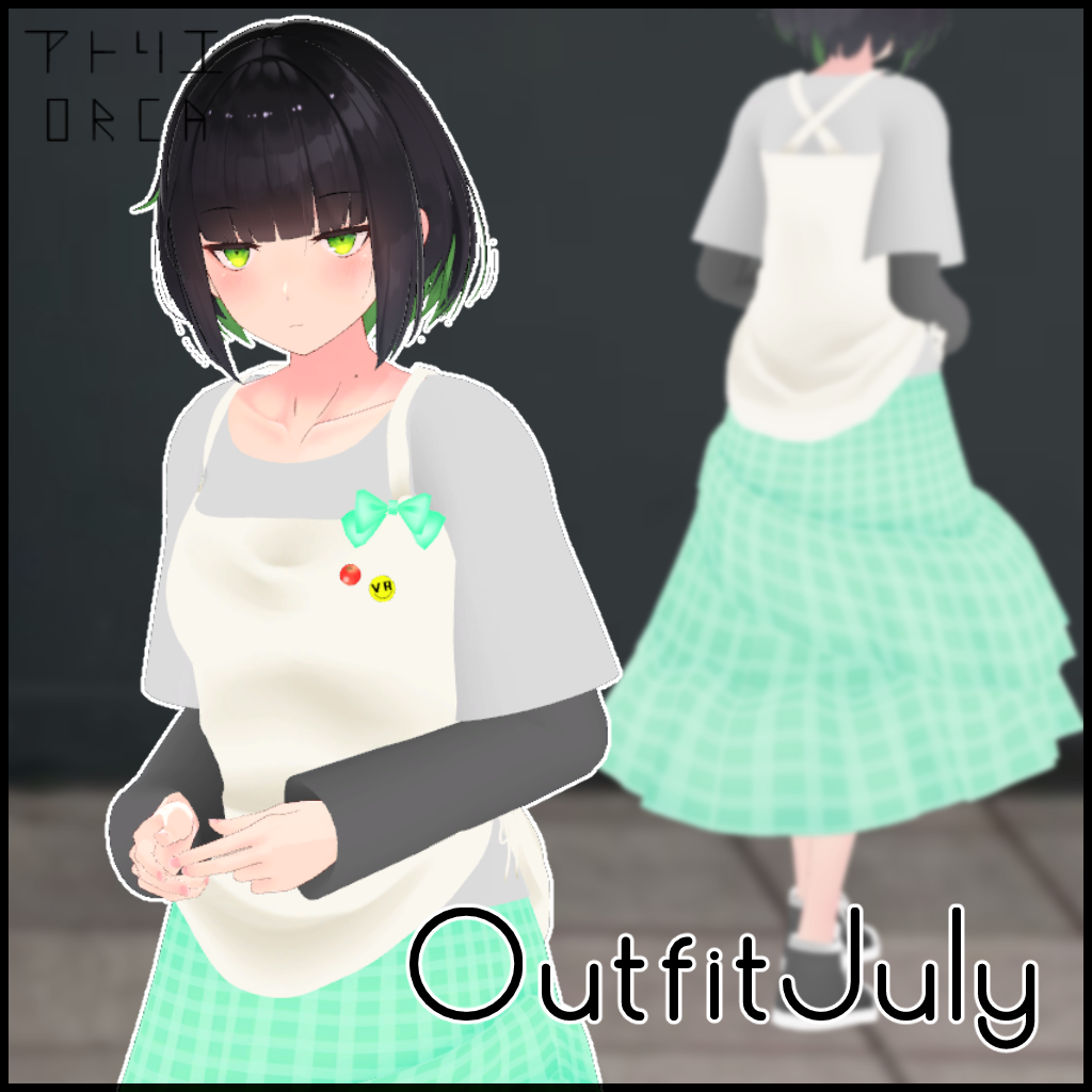 オリジナル衣装:OutfitJuly【Unity2019対応済】