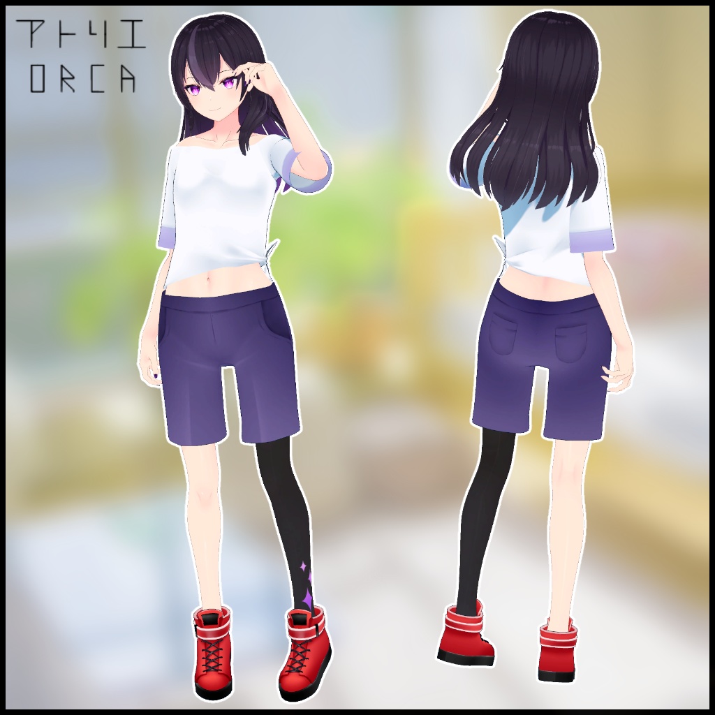 オリジナル衣装:卒業校ジャージ【Unity2019対応済】