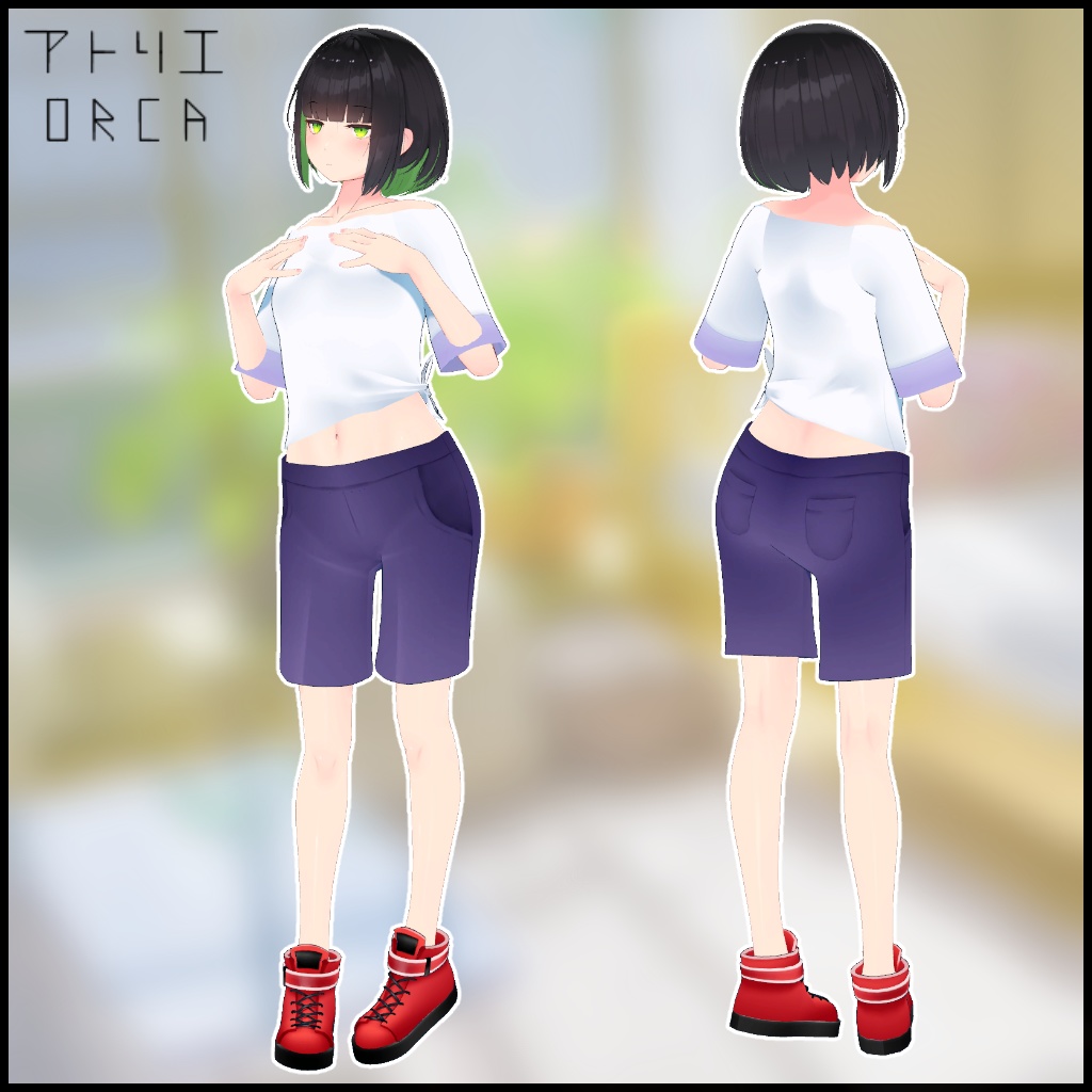 オリジナル衣装:卒業校ジャージ【Unity2019対応済】