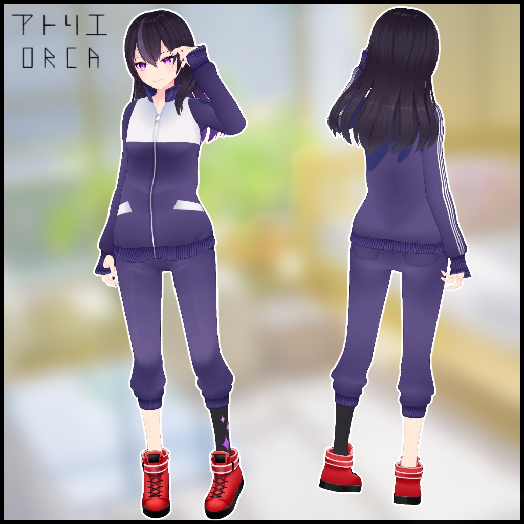 オリジナル衣装:卒業校ジャージ【Unity2019対応済】