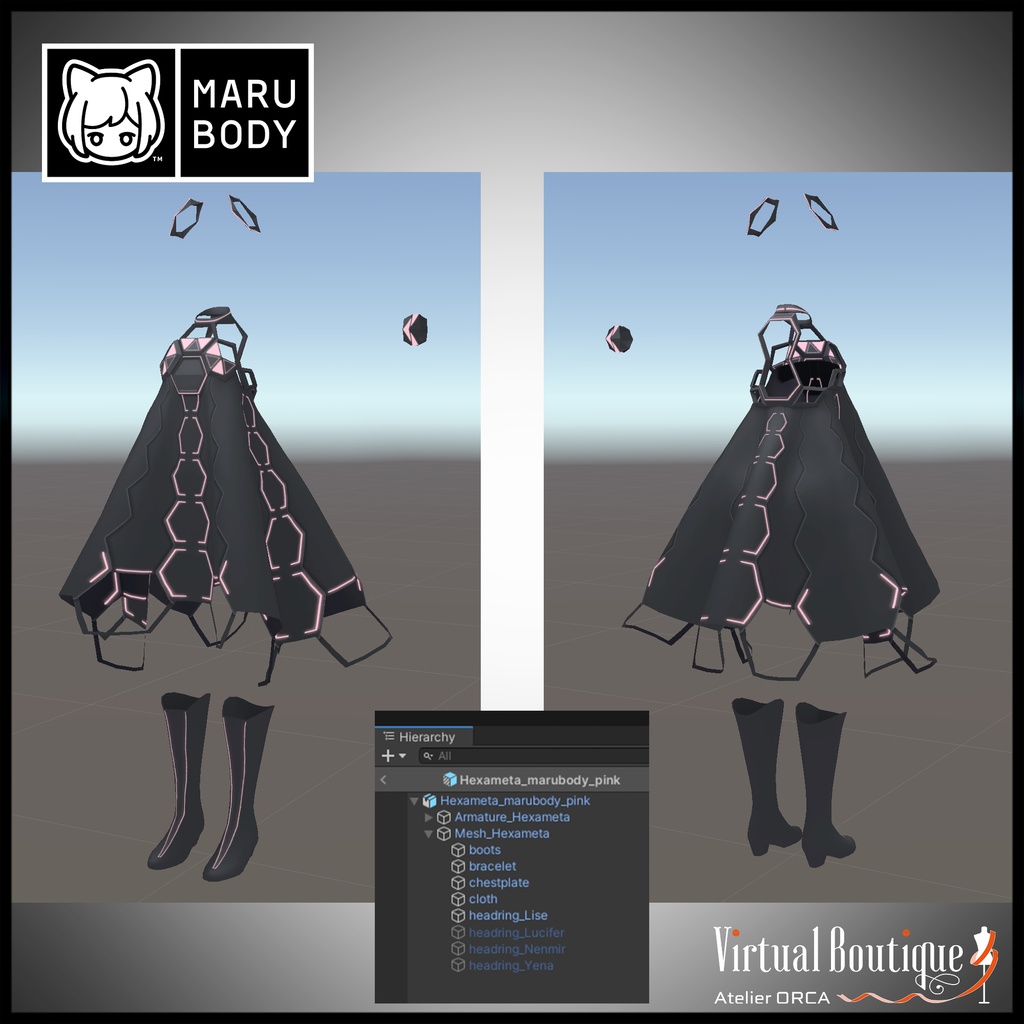 オリジナル衣装:Hexameta_for #MARUBODY