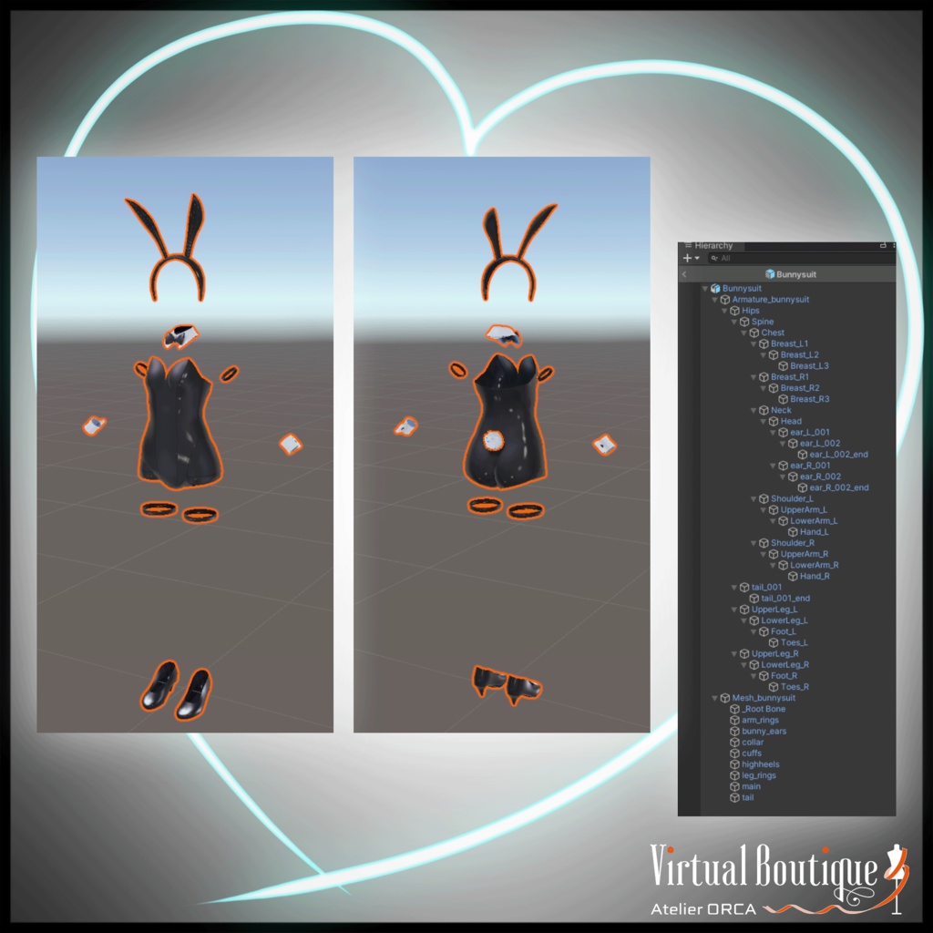 オリジナル衣装:バニースーツ