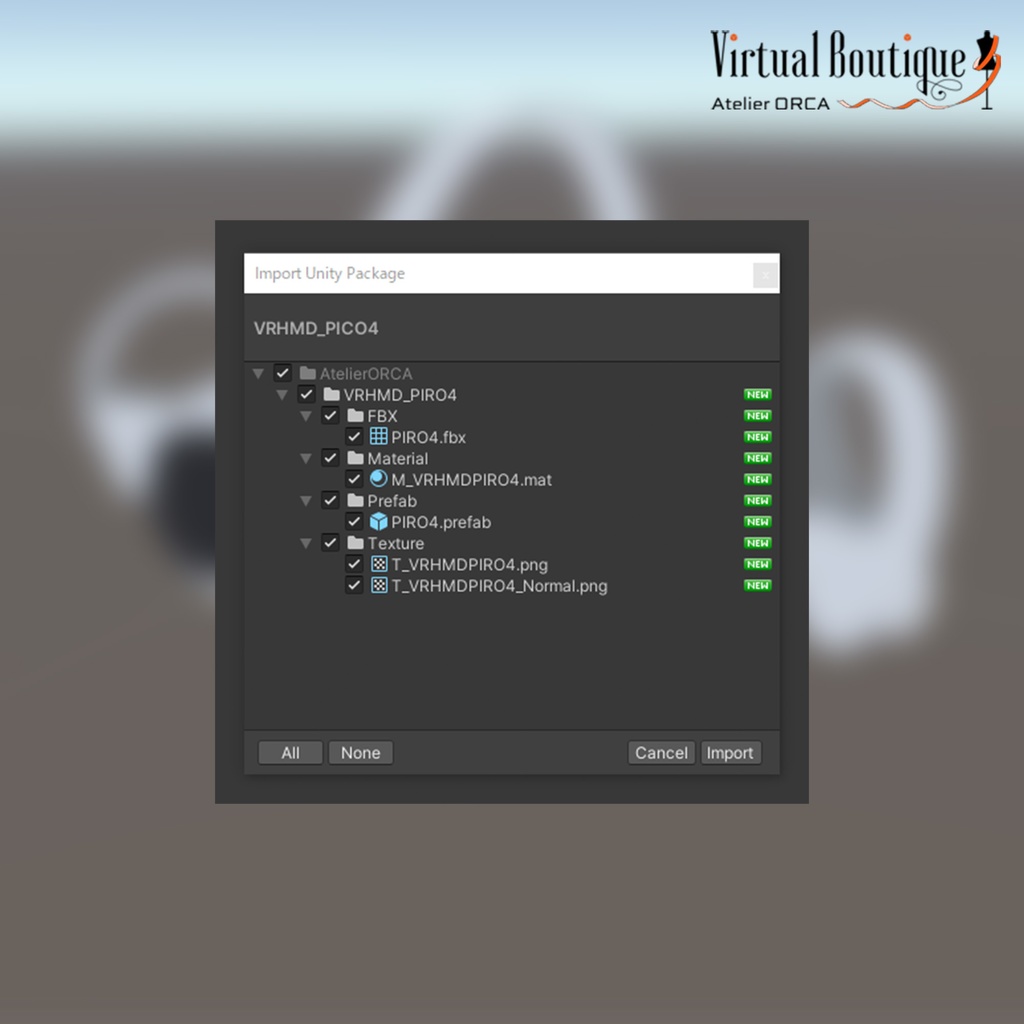 VRHMD_PIRO4【VRChat想定】