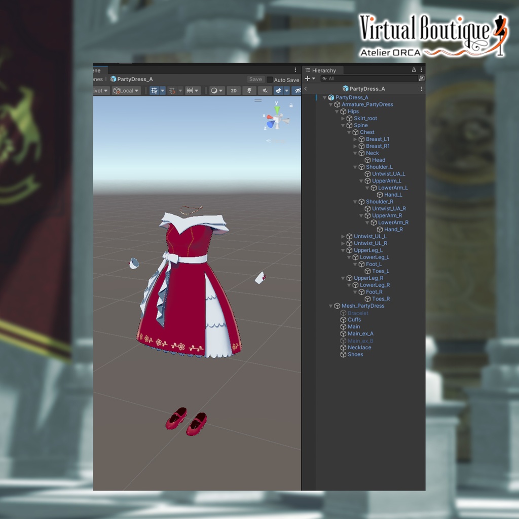 オリジナル衣装:PartyDress