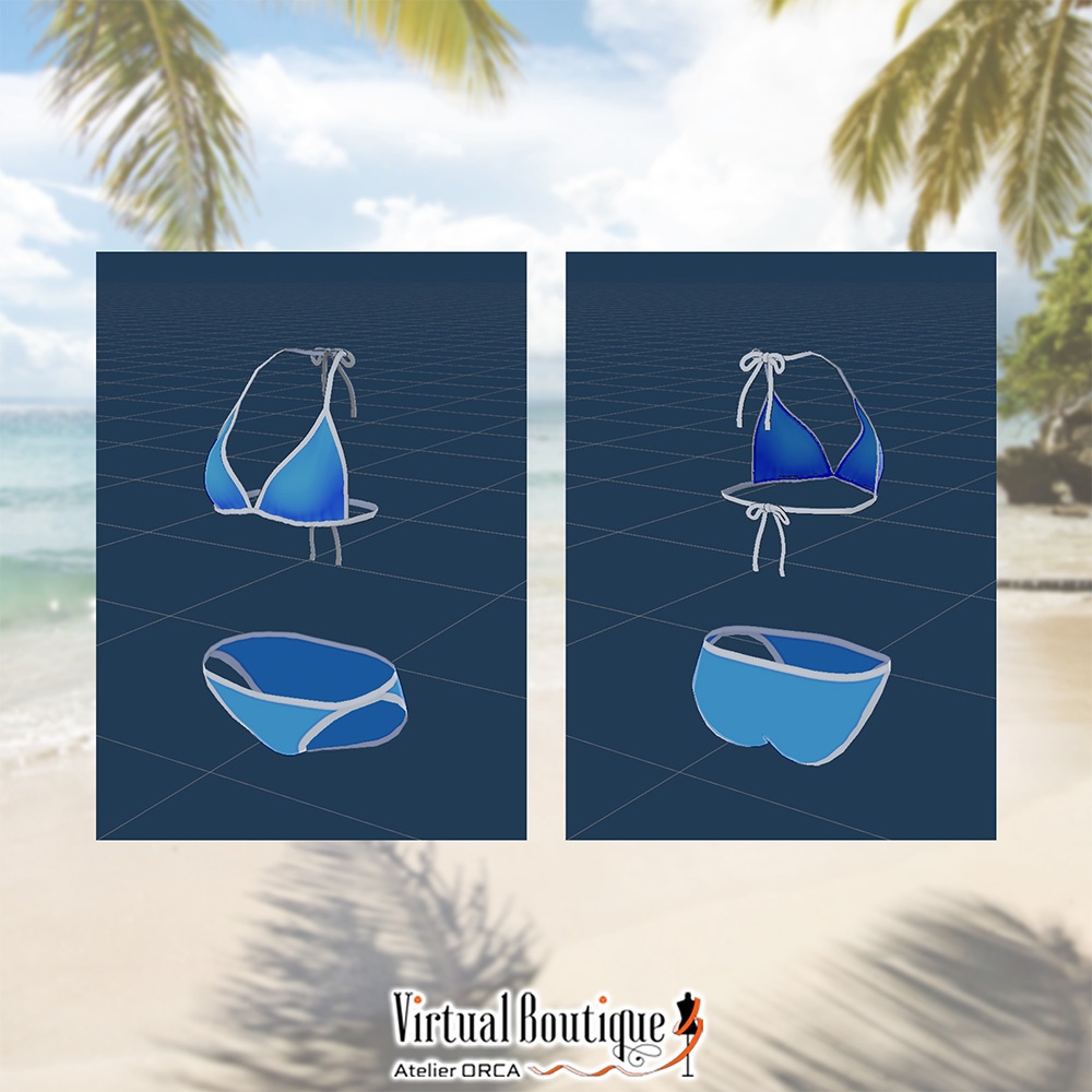 オリジナル衣装:ビキニ水着【Unity2022】