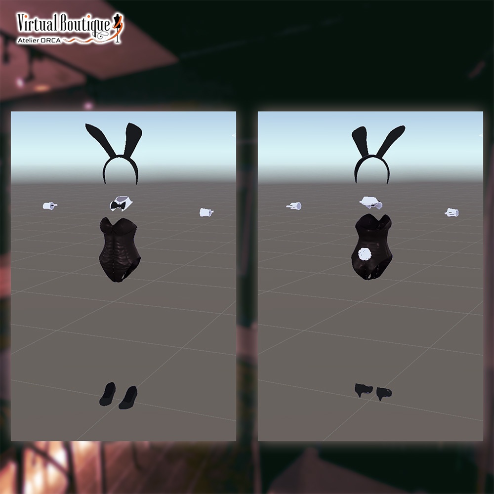 オリジナル衣装:BunnyCostume_YRISPHERE【Unity2022】