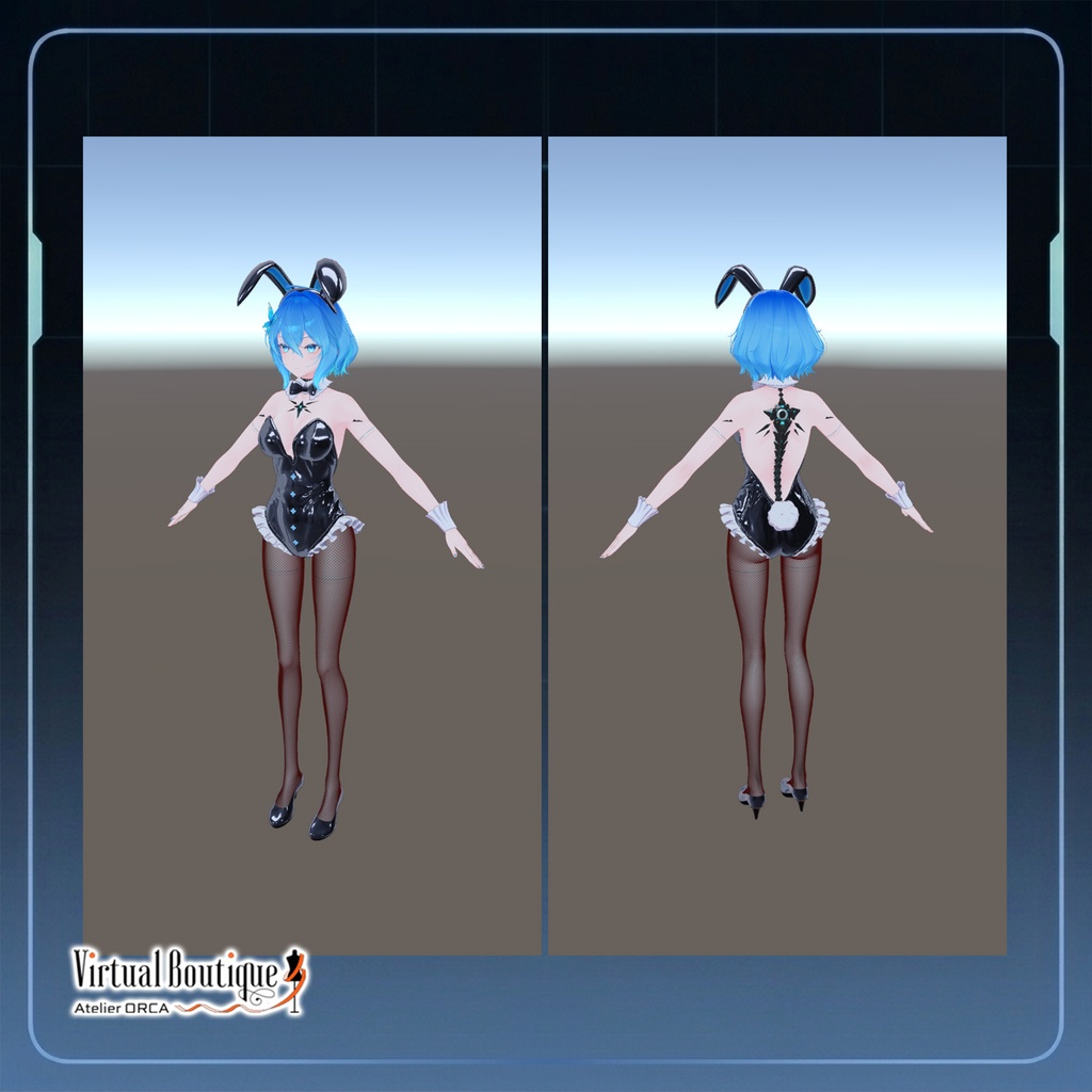 オリジナル衣装:BunnyCostume_澪蒼【Unity2022】