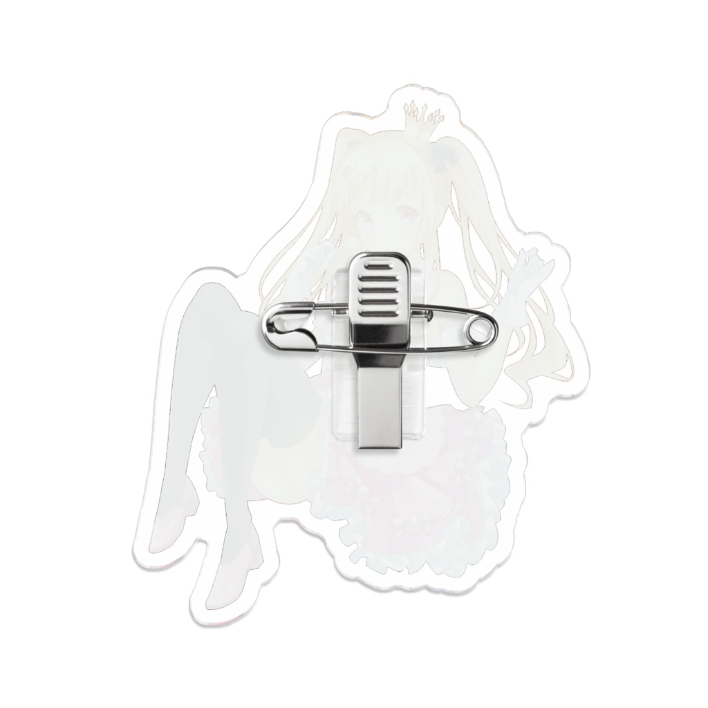 【オリ曲MV記念】ふわふわアクリルバッジ with 夜桜みあ