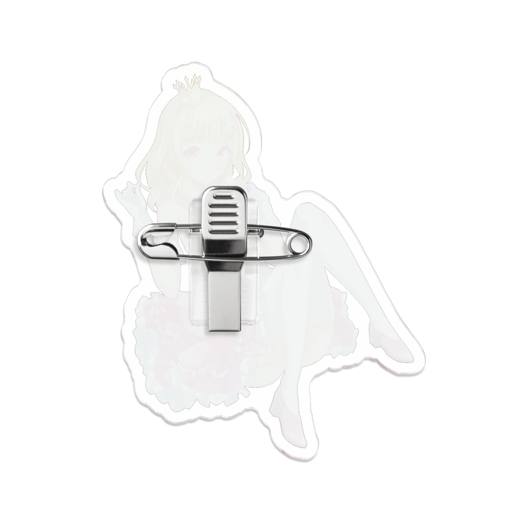 【オリ曲MV記念】ふわふわアクリルバッジ with 夜桜のあ