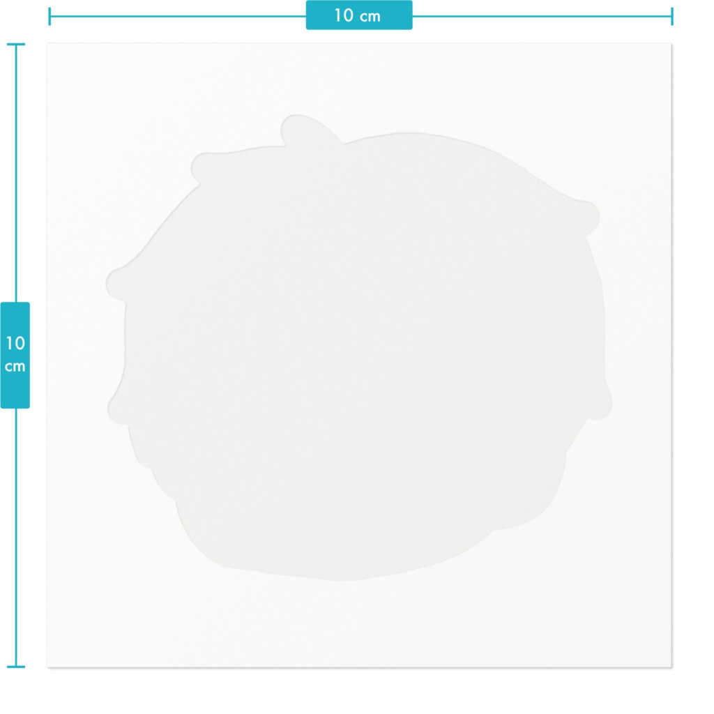 夜空のステッカー(デフォルメ)